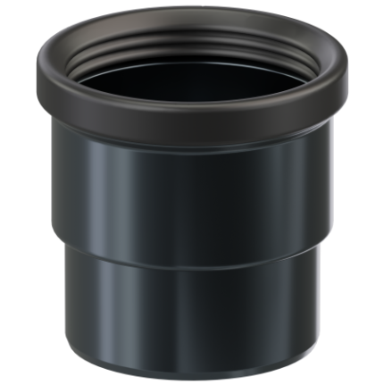 Adapteris PVC iš ovalios sistemos į stačiakampį lietvamzdį. PVC adapteris.