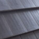 Benders Carisma Briliant skalūno spalvos betoninės čerpės stogo danga.