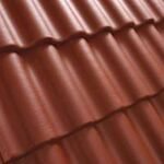 Raudonos betoninės čerpės Benders Palema S stogo danga