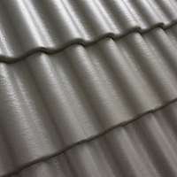 Juoda betoninė čerpė Benders Palema S stogo danga.