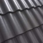 Juodos spalvos betoninės čerpės Benders Palema S stogo danga