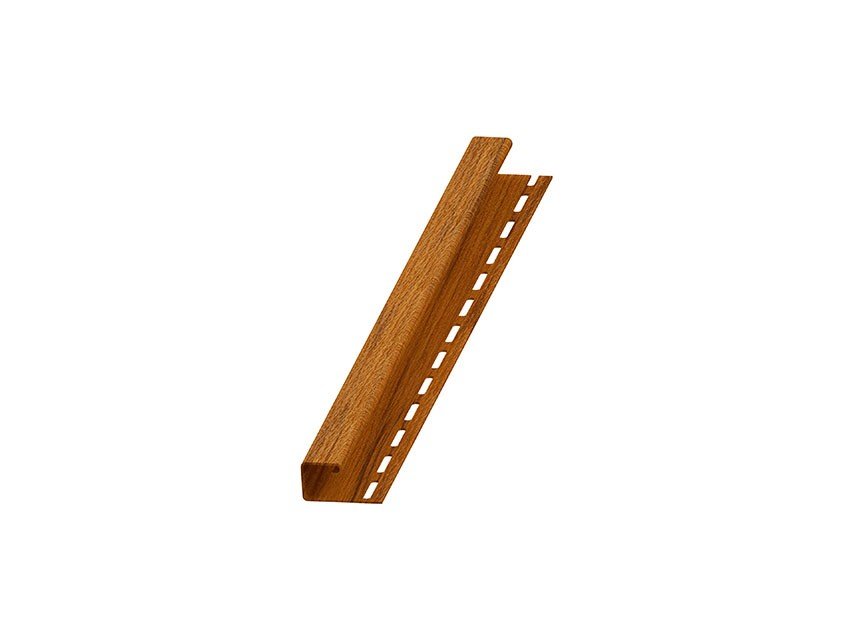 listwa-typu-j-pvc3 J tipo profilis plieniniam stogo pakalimui, L 2.00 m. Rudas plieninis stogo elementas.