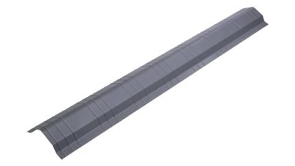 Pilkas ovalus kraigas GSM FLAT Como L 1150 mm, stogo elementas.