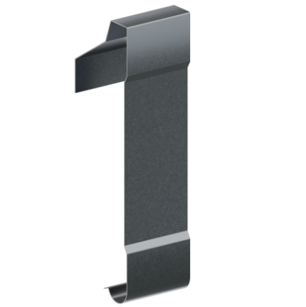 Maskuojamosios dalies sujungimas. Metalo profilis.