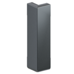 Maskuojamosios dalies išorinis kampas, pilkos spalvos. Išorinis kampas