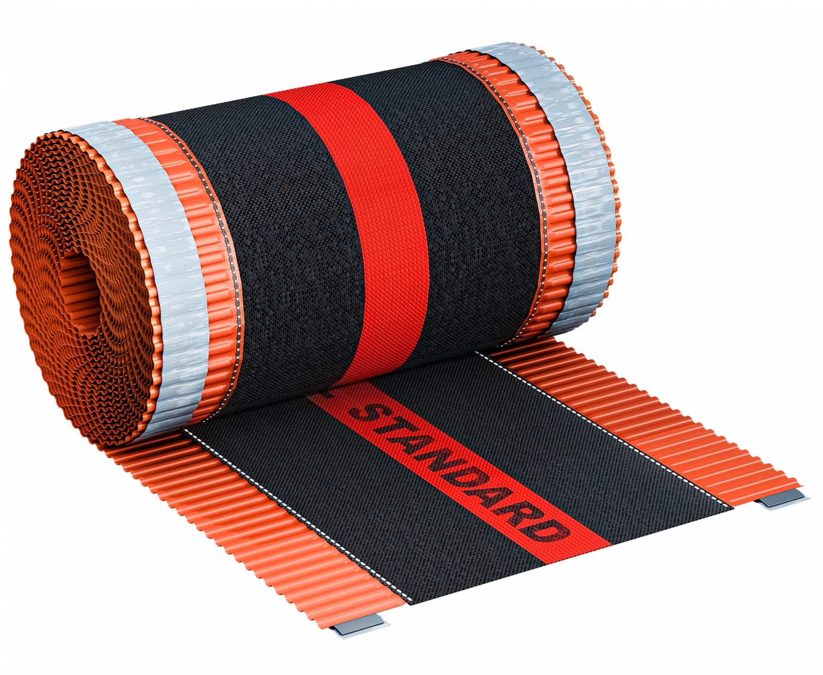 roll-standard-www-3_6671acb4399852_18663254.jpg Kraigo sandarinimo juosta "Standard" 300 mm, suvyniota į ritinį. Oranžinė spalva, juoda juosta su užrašu "Standard".