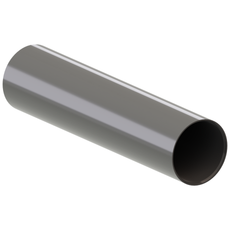 rura do rynny Pilkas PVC lietvamzdis, 90 mm skersmens, 3 metrų ilgio.