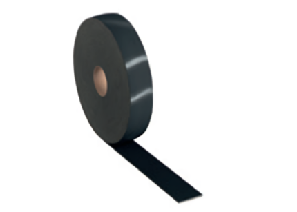 Akustinė juosta Klasik dangai ritinyje. Juoda juosta su kartoniniu viduriu.