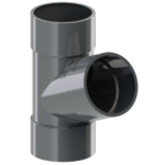 PVC lietvamzdžio trišakis 90 mm. Lietvamzdžio jungtis.