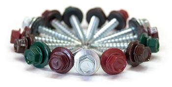 Stoginiai sraigtai 4,8x35 įvairių spalvų, sudėti ratu.