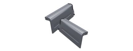 Ovalaus kraigo GS LUX Venecjai aklė nuožulniam stogui: kraigo elementai.