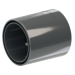 PVC lietvamzdžio jungtis, skirta 90 mm lietvamzdžiui.