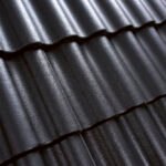 Betoninės čerpės Benders Palema Briliant skalūno spalvos iš arti